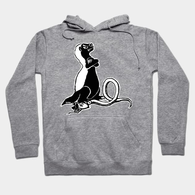 Honey Badger-2 Hoodie by NewSignCreation